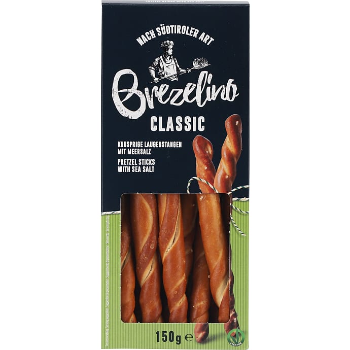 Brezelino Pretzel stænger m. havsalt 150 g