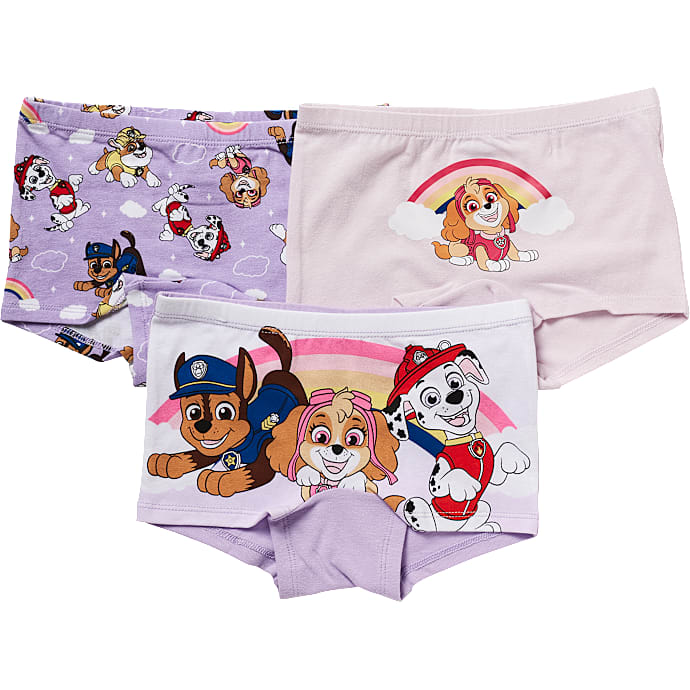 Paw Patrol 3-pak hipster str. 86/92 - lilla