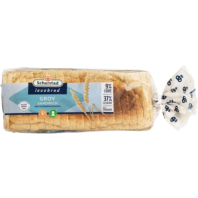 Fuldkornssandwichbrød
