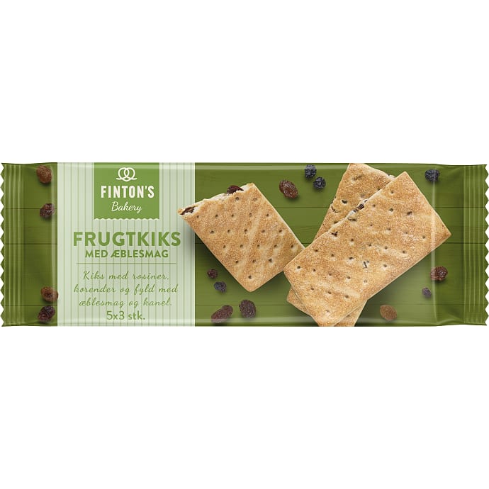 Fintons Frugtkiks med æblesmag 218 g