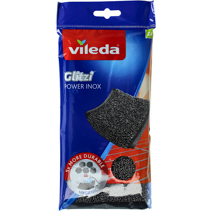 Vileda Power Inox Grydesvampe 2 stk