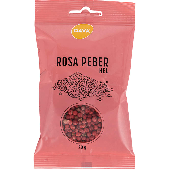 Hel rosa peber – produktbillede