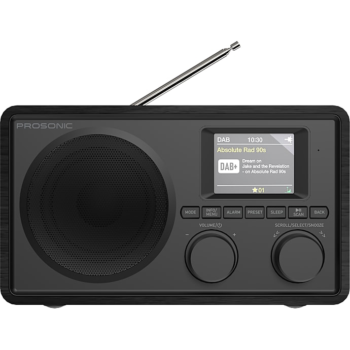 Prosonic DAB-800 radio - sort