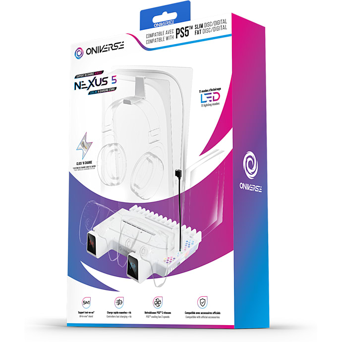 Oniverse PS5 Nexus Multi Ladestand Hvid