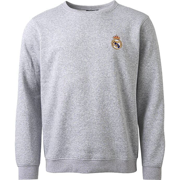 Real Madrid sweatshirt str. M - lysegrå