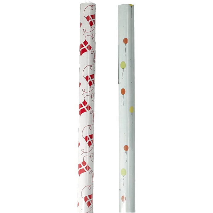 Gavepapir Fødselsdagsmotiver 70 cm x 3 m
