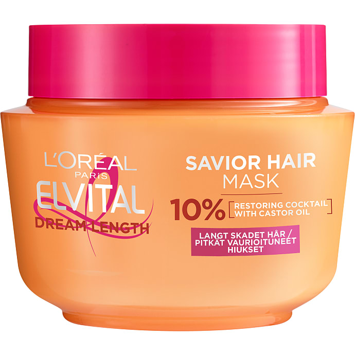 Hårkur m. keratin og castorolie langt og skadet hår