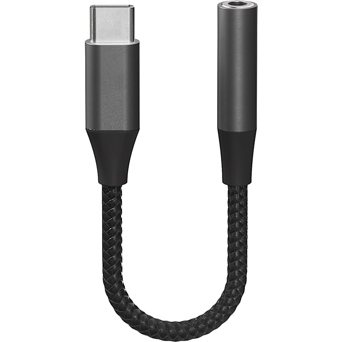 X2O Longlife USB-C-lydadapter Sort