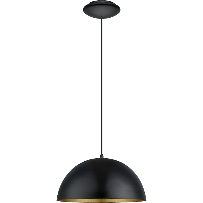 Eglo Gaetano pendel sort/guldfarvet