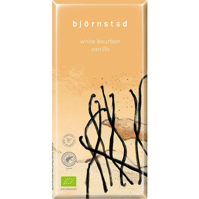 Hvid chokoladeplade m. vanilje