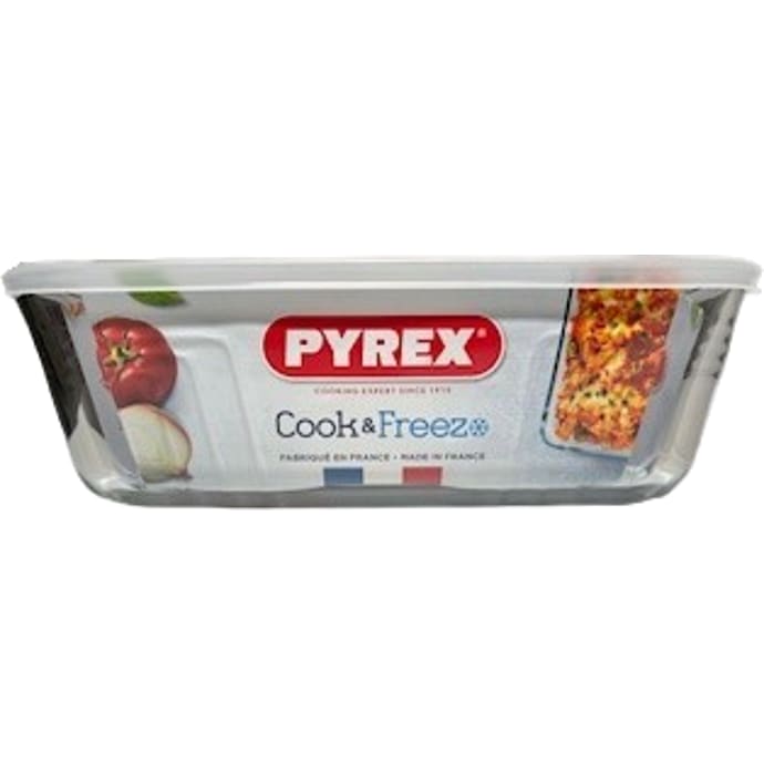 Pyrex Cook & Freez ovnfast fad m/låg - 4 liter