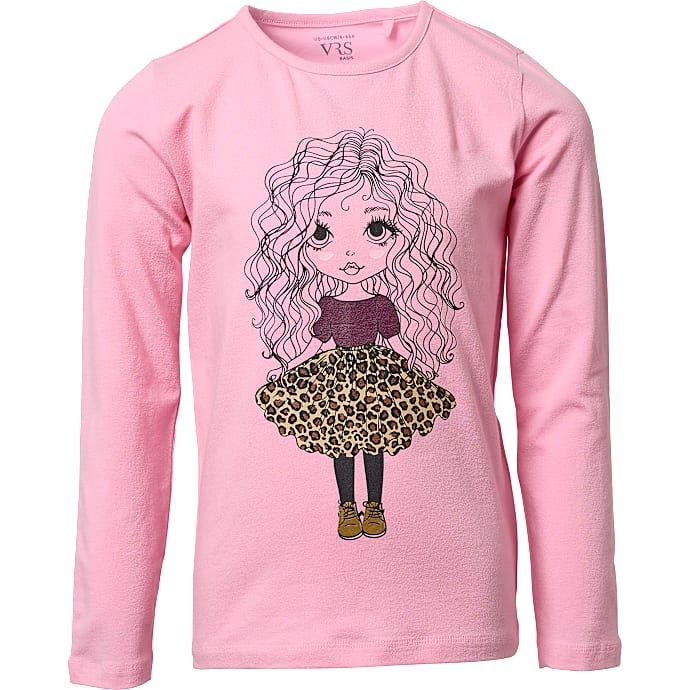VRS børne bluse str. 98/104 - rosa