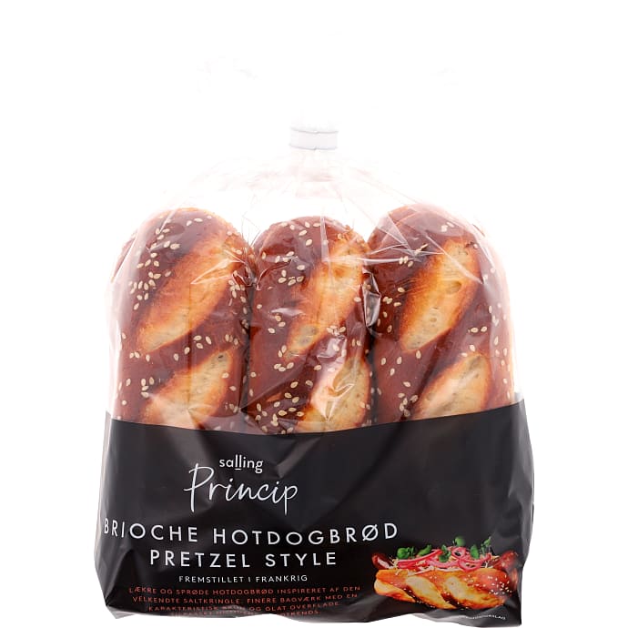 Salling Brioche Hotdogbrød Pretzel Style