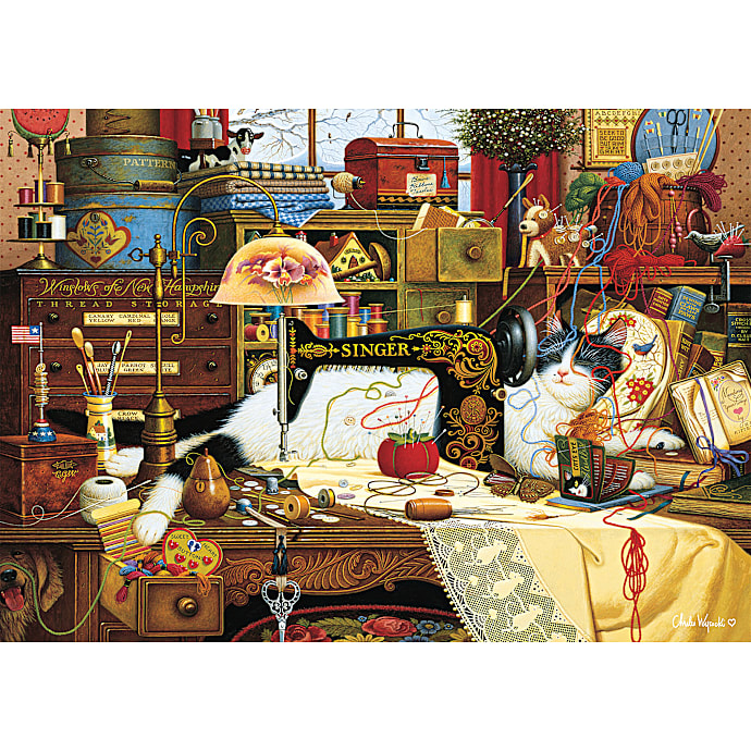 Schmidt Puzzle Charles Wysocki puslespil 1000 brikker – produktbillede