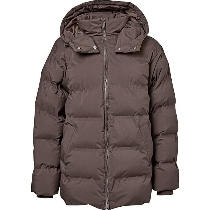 VRS dame pufferjakke str. M - mørkebrun