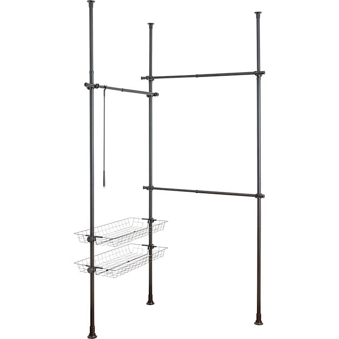 Wenko Herkules Duo Garderobestativ Sort