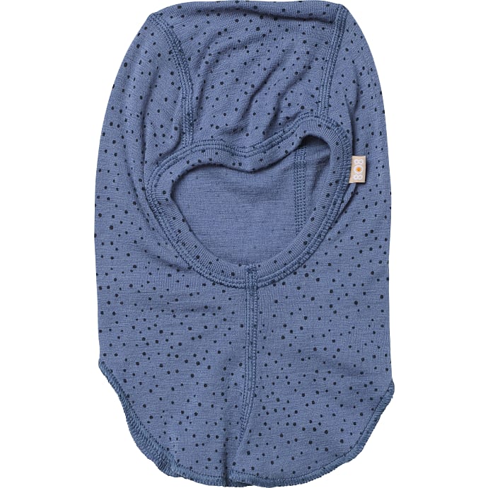 808 baby uld balaclava str. 68/74 - blå