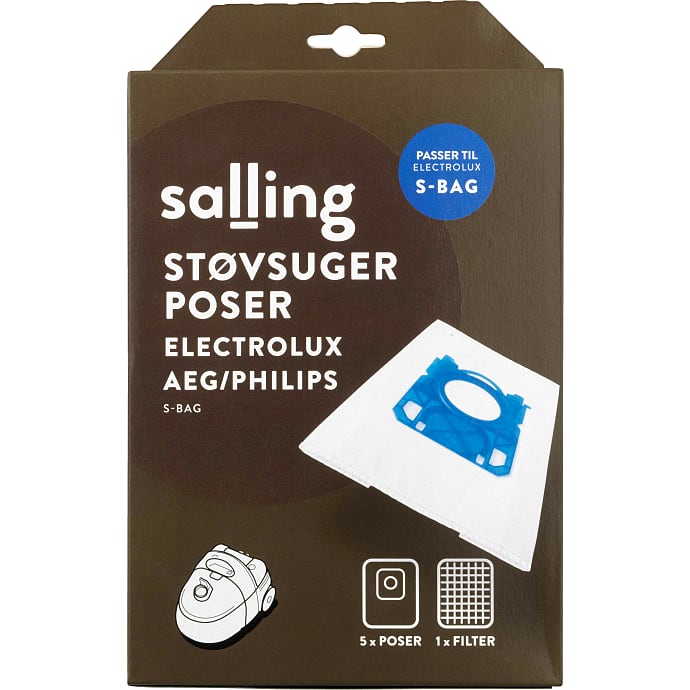 Salling Støvsugerposer 5-pak til Electrolux/AEG/Philips