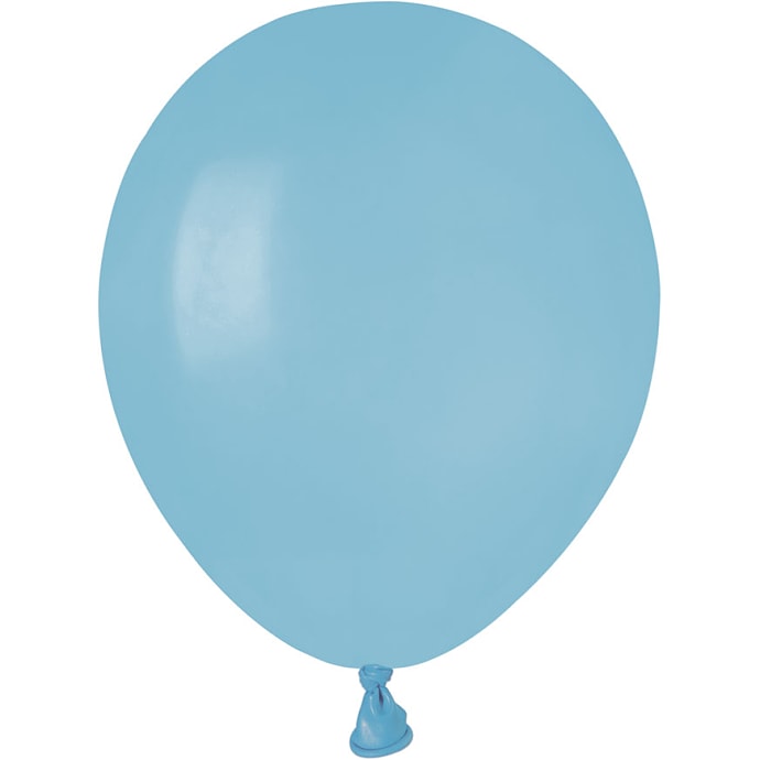 Latexballoner 13 cm Babyblå