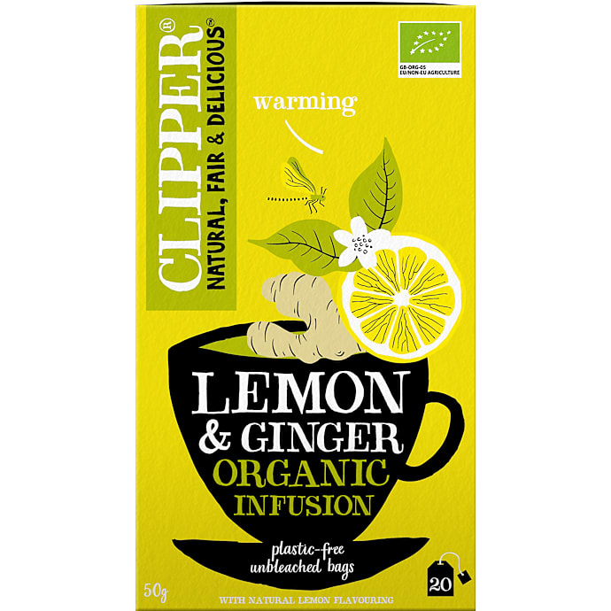 Te m. citron og ingefær øko