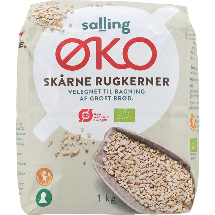 Skårne rugkerner øko