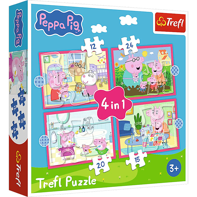 Gurli Gris puslespil 4-i-1 – produktbillede