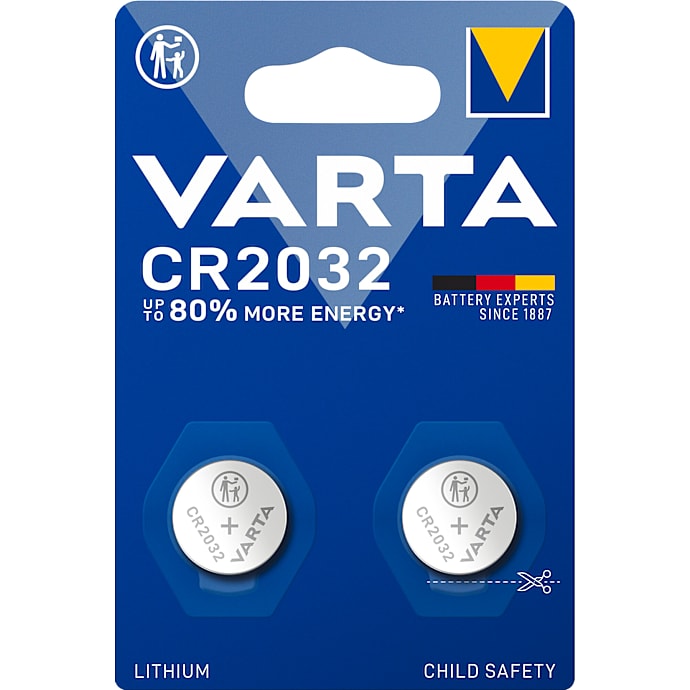 Varta CR2032 batterier 2-pak