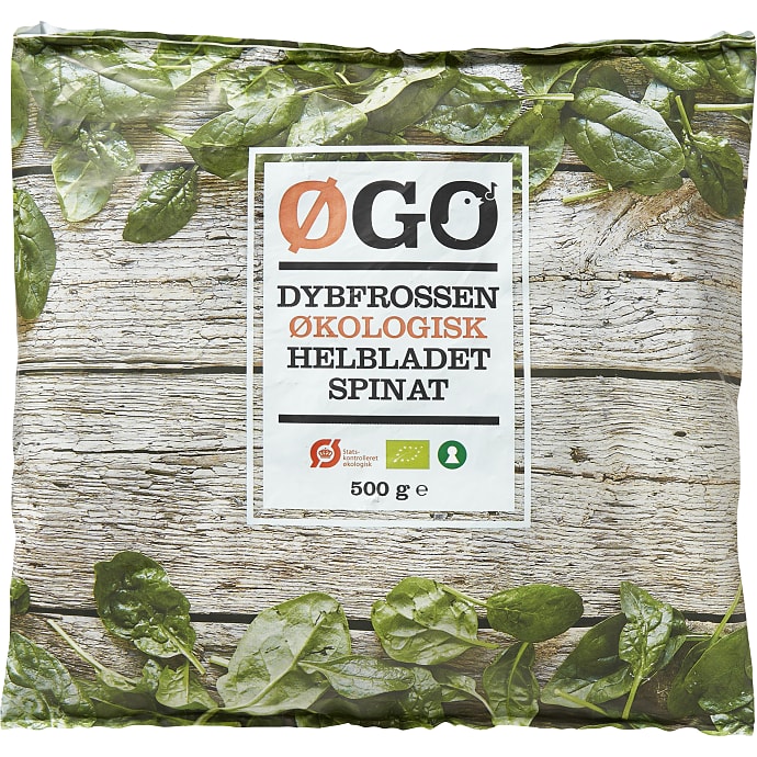 ØGO Helbladet Spinat Økologisk 500 g