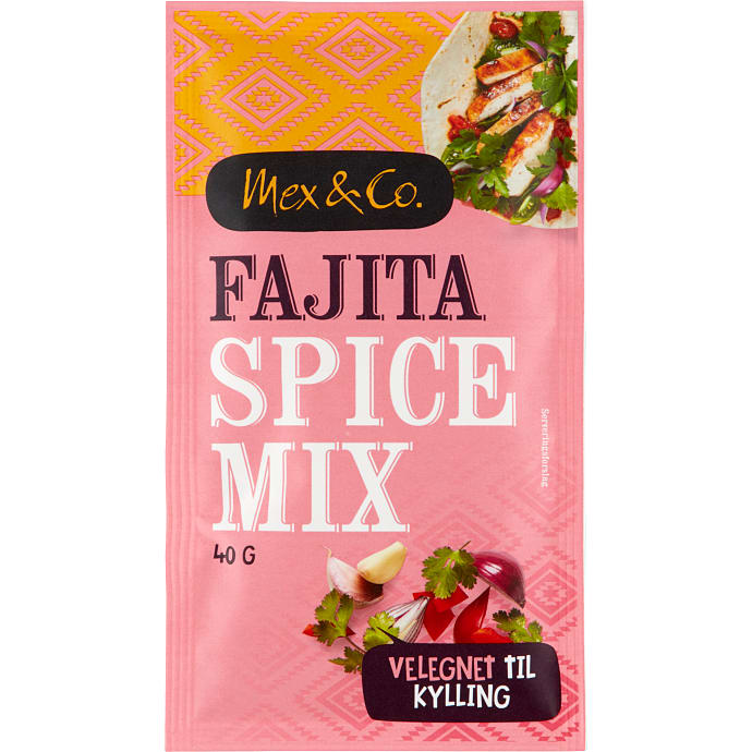 Mex & Co. Fajita krydderimix 40 g