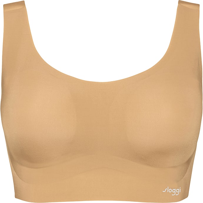 Sloggi dame BH top Z Feel str. S - beige