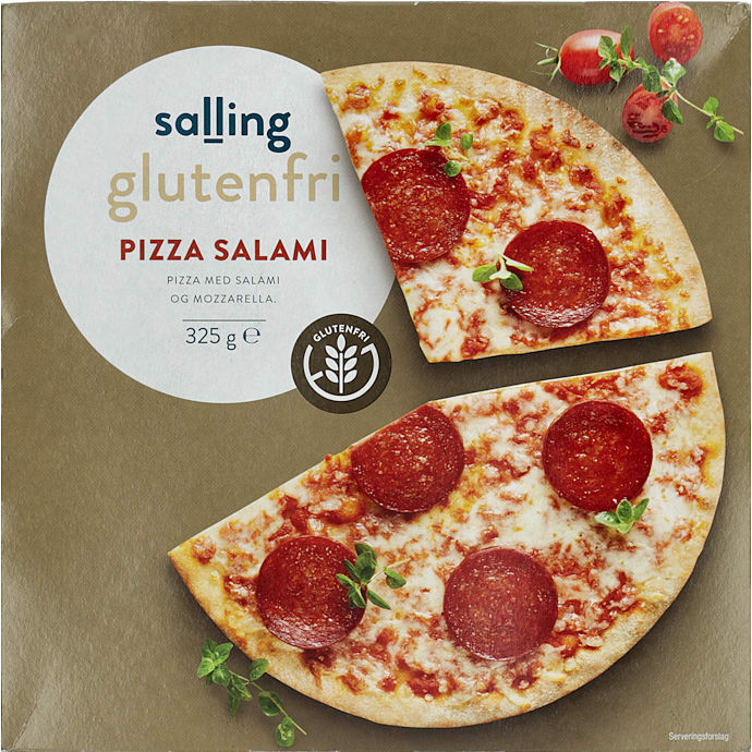 Salling Glutenfri Pizza med Salami