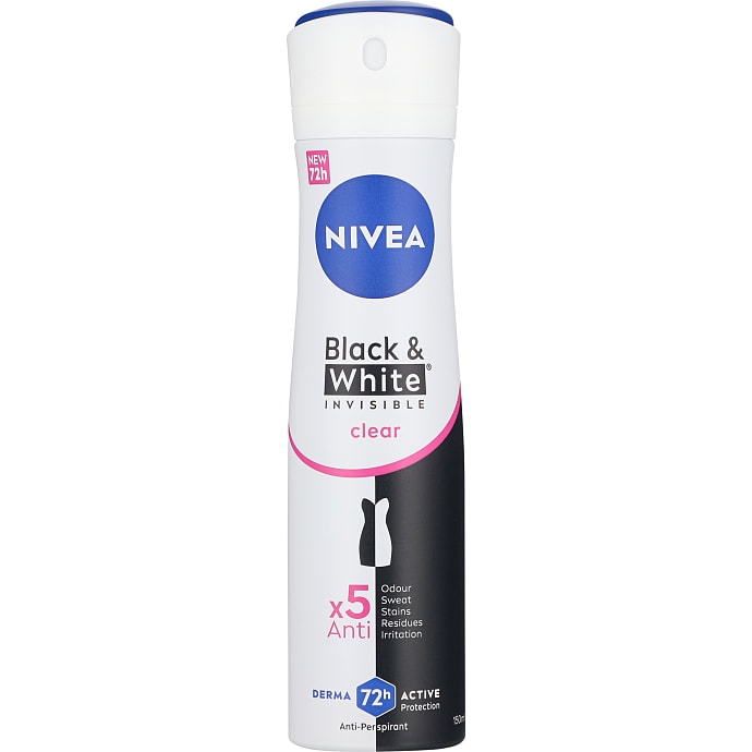 Black & White Invisible antiperspirant deospray