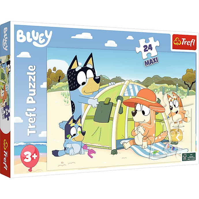 Blueys Store Dag puslespil - 24 brikker – produktbillede