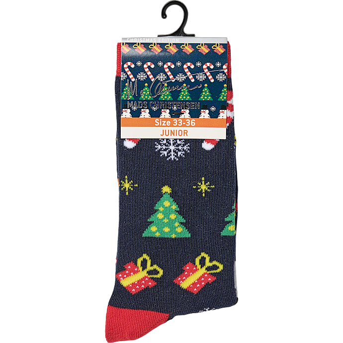 Mads Christensen Herre Strømper 37/40 Navy