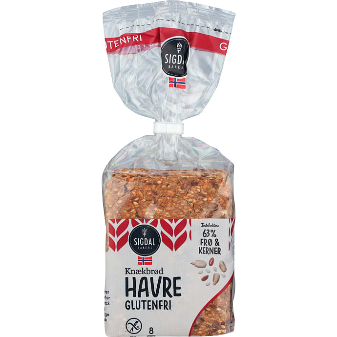 Knækbrød m. havre glutenfri