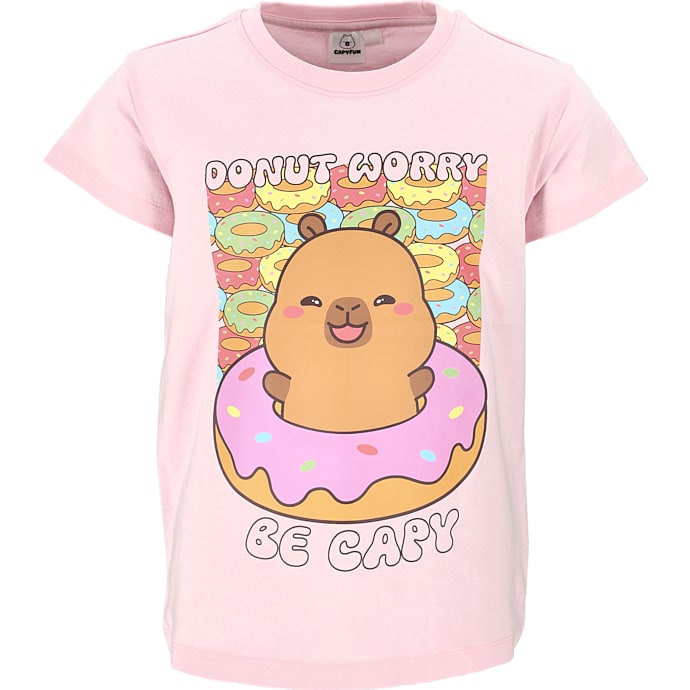 Capybara T-shirt str. 110/116 - rosa