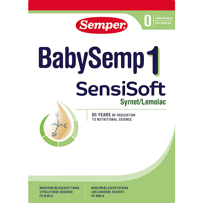 BabySemp 1 SensiSoft&nbsp;modermælkserstatning fra 0 mdr. – produktbillede