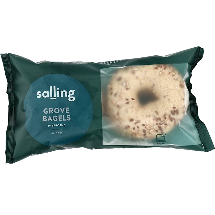 Grove bagels – produktbillede
