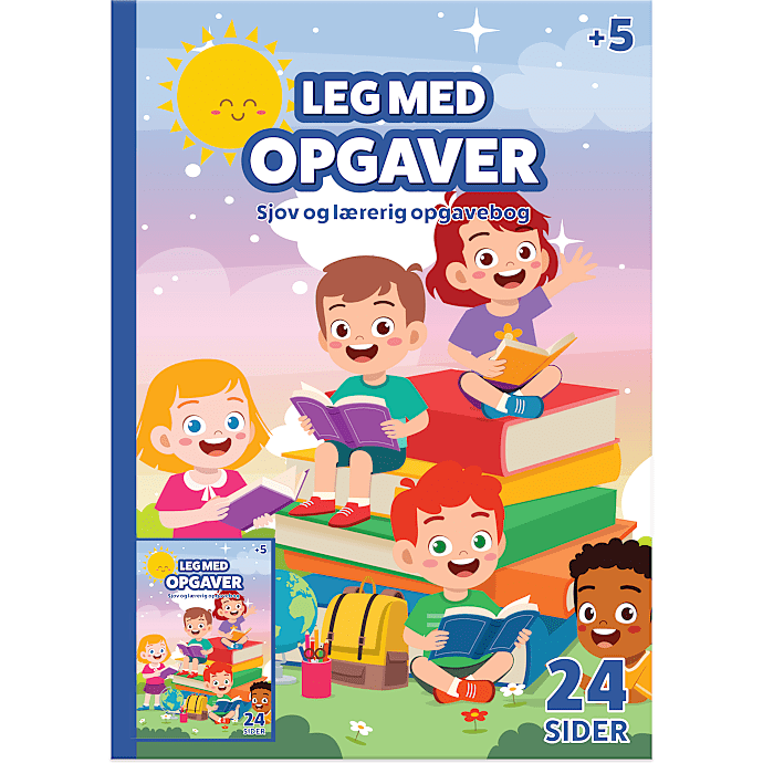 Leg med opgaver 24 tegninger A4
