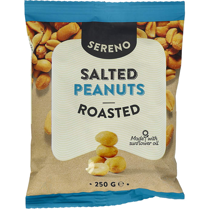 Sereno Ristede og Saltede Peanuts 250 g