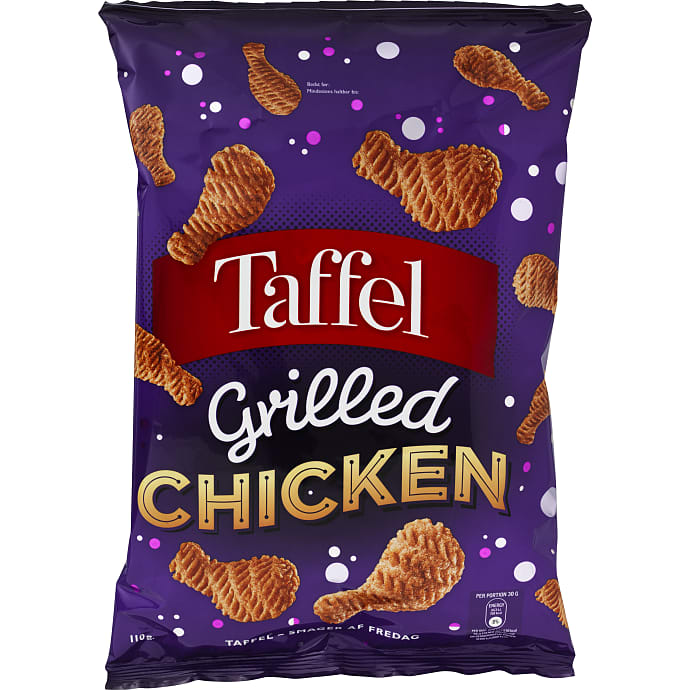 Chips m. grillkrydderi