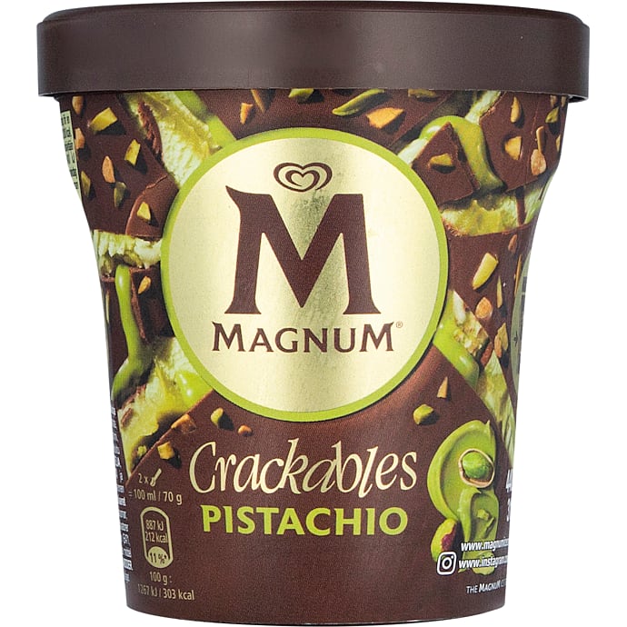 Crackables Pistachio flødeis m. pistaciesmag
