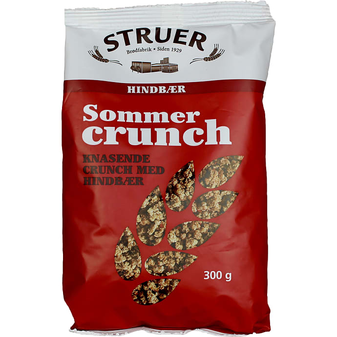 Crunch m. hindbær