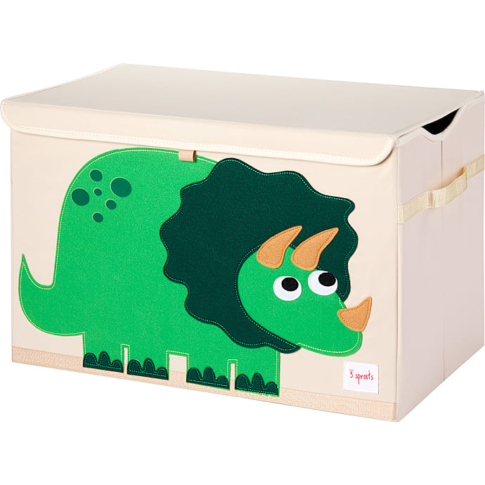 3 Sprouts Opbevaringskasse m. låg Dinosaur