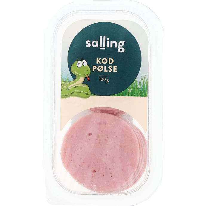 Kødpølse i skiver