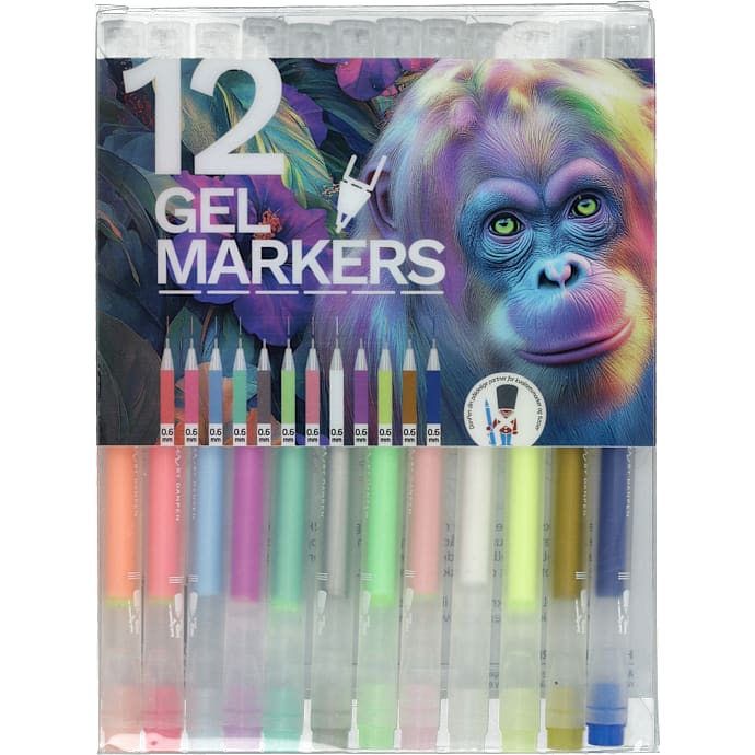Danpen Gelmarkers 12-stk