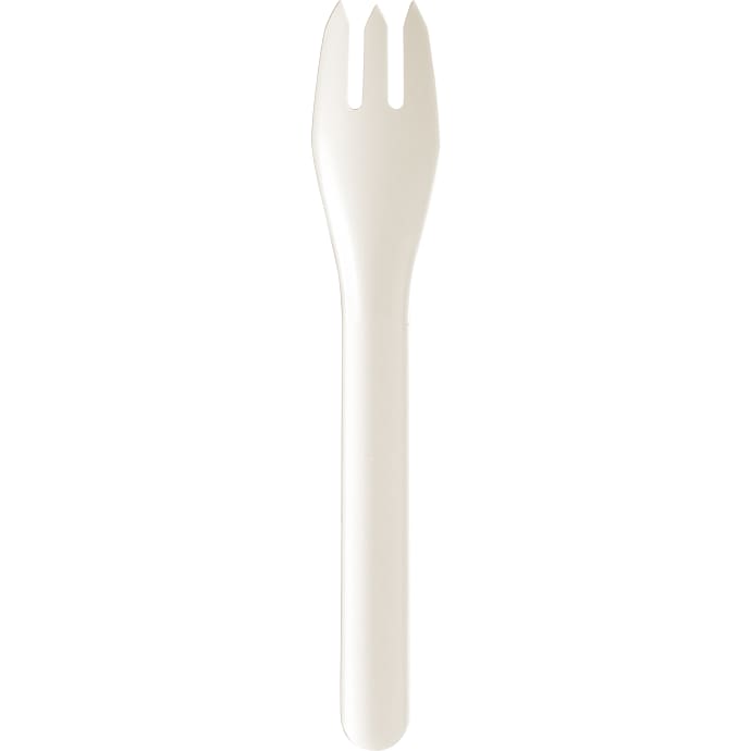 Duni pap engangsgafler L: 16 cm 10-pak - hvid