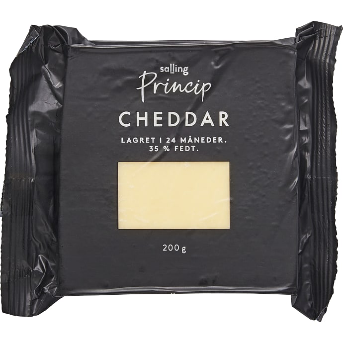 Salling Princip Rød Cheddar 35% 200 g
