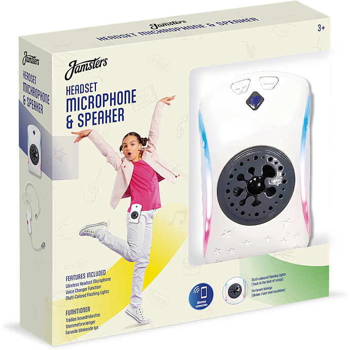 Jamsters headset mikrofon og højttaler