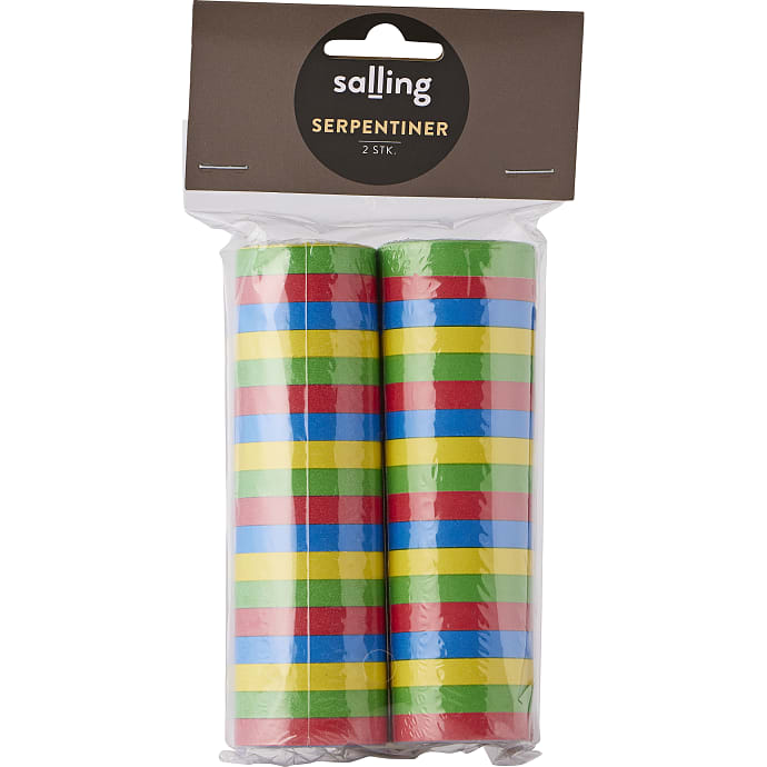 Salling Serpentiner Multifarvet 2-pak